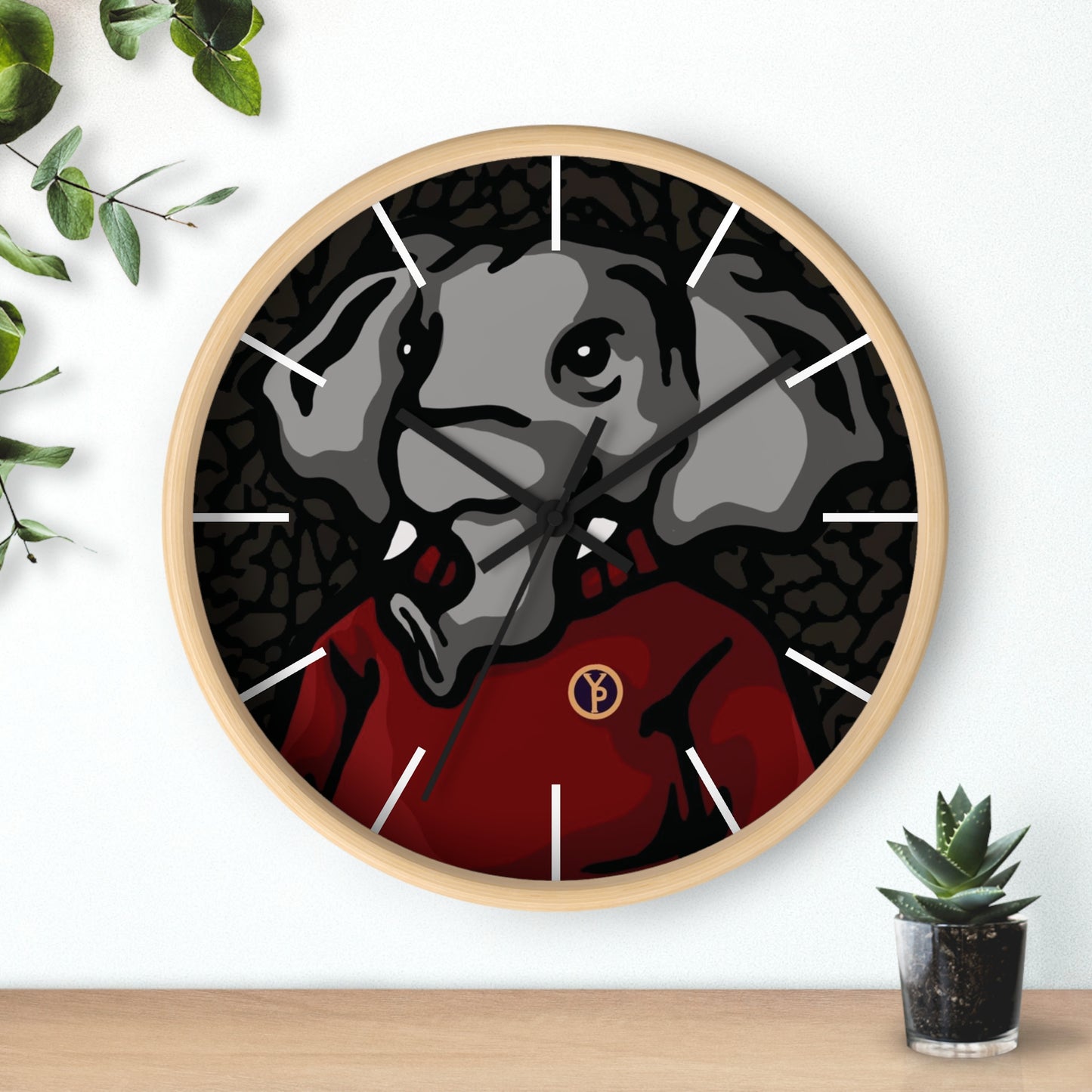 Signature Elephant Wall Clock