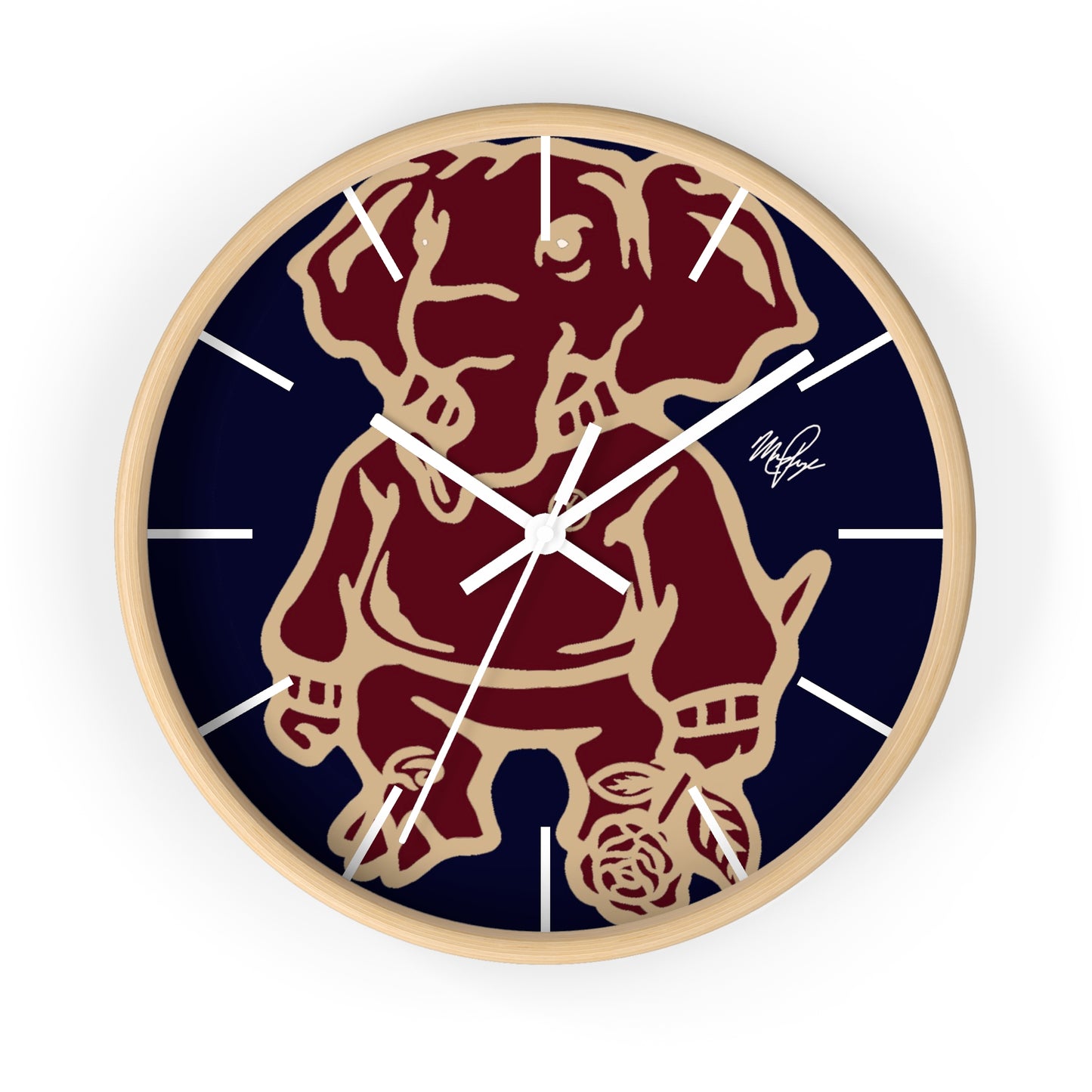 YP Elephant Wall Clock v.2