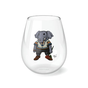Open image in slideshow, African Prize V1 Stemless Wine Glass, 11.75oz
