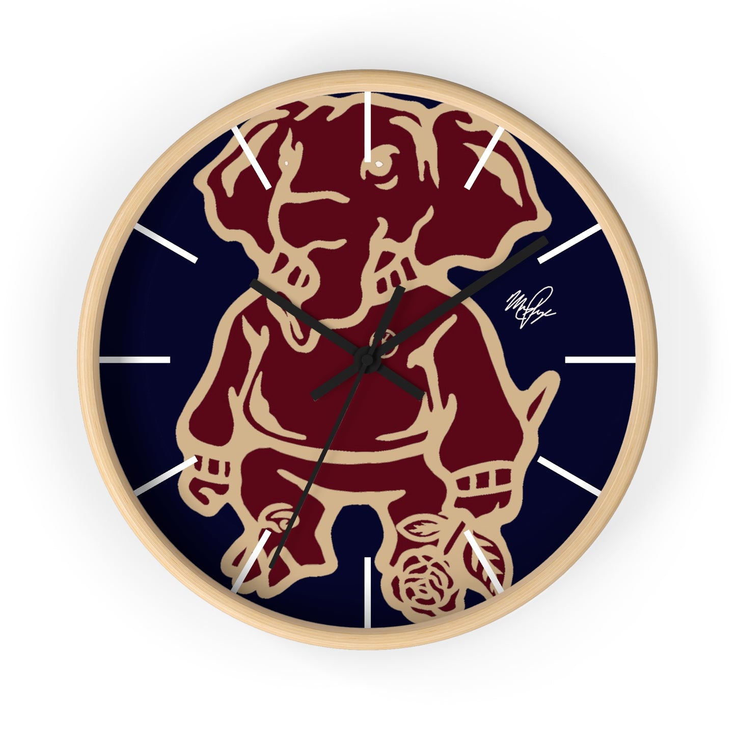 YP Elephant Wall Clock v.2
