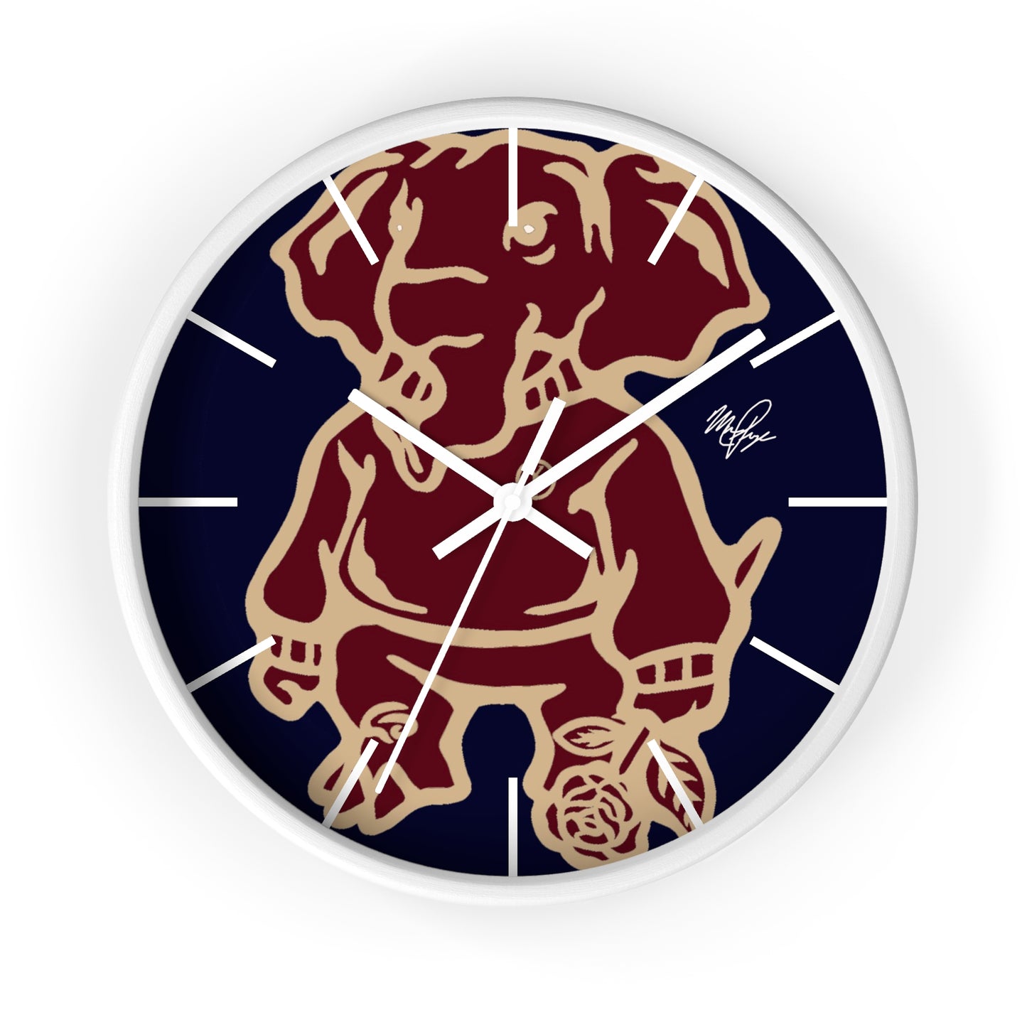 YP Elephant Wall Clock v.2