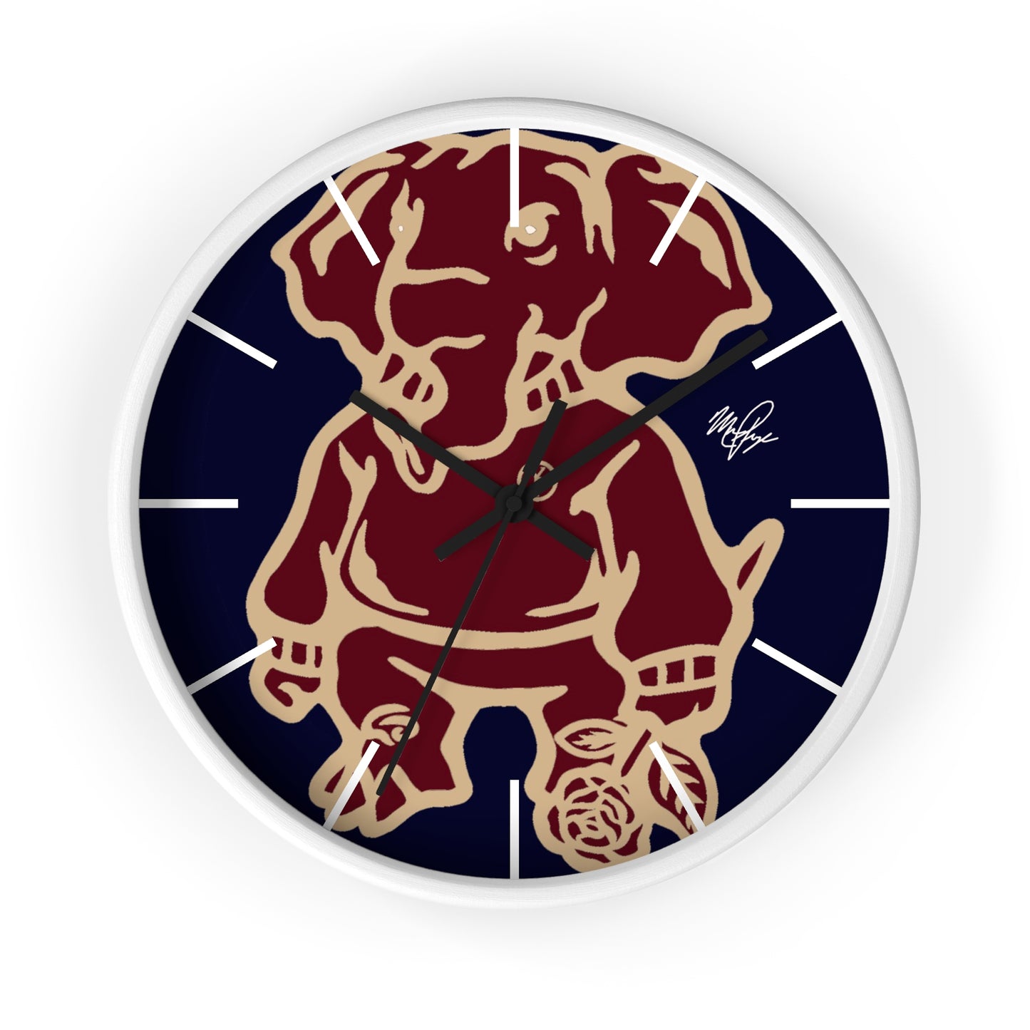 YP Elephant Wall Clock v.2