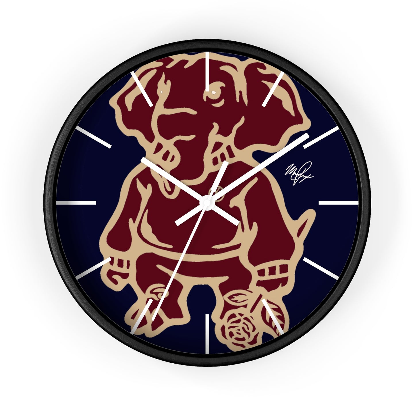 YP Elephant Wall Clock v.2