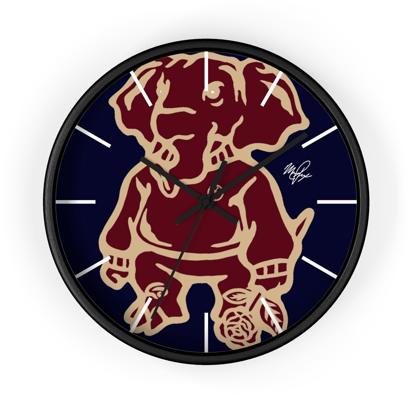 YP Elephant Wall Clock v.2